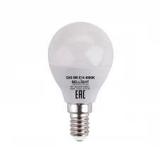 Лампа светодиодная Bellight E14 175-250 В 8 Вт шар 750 лм нейтральный белый цвет света
