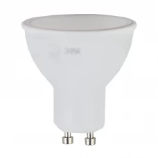 Лампа светодиодная Эра GU10 220-240 В 7 Вт софит 560 лм белый цвет света Лампа светодиодная Эра GU10 220-240 В 7 Вт софит 560 лм белый цвет света