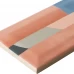 Декор настенный Kerama Marazzi Закат 8.5x28.5см 0.19м2 цвет розовый