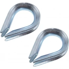 Коуш из оцинкованной стали Невский Крепеж DIN 6899 14 мм, 2 шт. Коуш из оцинкованной стали Невский Крепеж DIN 6899 14 мм, 2 шт.