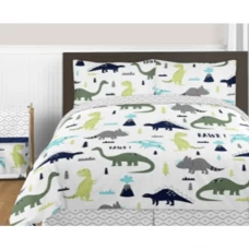 Комплект постельного белья Mona Liza Dino полутораспальный поплин зеленый
