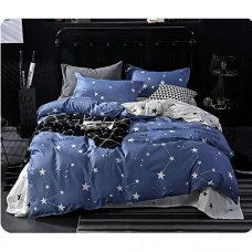 Комплект постельного белья Mona Liza Starry Sky полутораспальный поплин синий Комплект постельного белья Mona Liza Starry Sky полутораспальный поплин синий