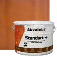 Антисептик Akvateks Standart полуматовый тик 9 л