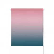 Штора рулонная Градиент 50х170 см сине-розовая