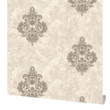 Обои флизелиновые Московская обойная фабрика Феличита бежевые 1.06 м 4229-4