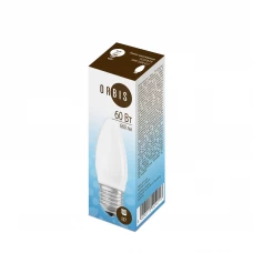 Лампа накаливания Orbis E27 230 В 60 Вт свеча матовая 500 лм Лампа накаливания Orbis E27 230 В 60 Вт свеча матовая 500 лм