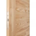 Дверь межкомнатная глухая с замком и петлями в комплекте М-1 80x200 см массив цвет бежевый