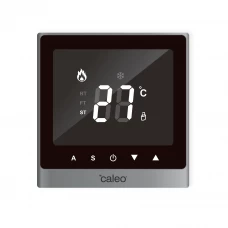 Терморегулятор для теплого пола Caleo C732 цифровой цвет серебристый