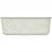 Корзинка для хранения Plast Team Rattan 26.8х19.5х9 см прямоугольная цвет молочный Корзинка для хранения Plast Team Rattan 26.8х19.5х9 см прямоугольная цвет молочный