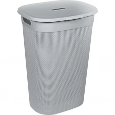 Корзина для белья Plast Team Oslo цвет серый шторм Корзина для белья Plast Team Oslo цвет серый шторм