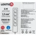 Удлинитель бытовой Lexman 5 розеток с заземлением 350х120х70 мм 5 м цвет белый