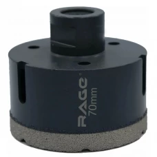 Коронка керамограниту и керамике Rage 70 мм