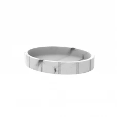 Мыльница Lemer Marble WHMARB003, полирезин цвет белый Мыльница Lemer Marble WHMARB003, полирезин цвет белый