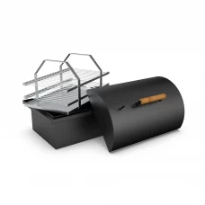 Коптильня Smoky Lux 55 Black 55х36х40 см сталь черный