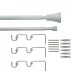 Карниз двухрядный Lystel 160-300 см металл цвет белый