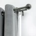 Карниз двухрядный Elip 160-300 см металл цвет никель