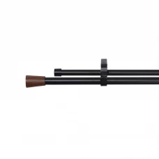 Карниз двухрядный Cripta 160-300 см металл цвет черный