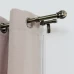 Карниз двухрядный Ikary 160-300 см металл цвет латунь