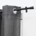 Карниз однорядный Pommel 160-300 см металл цвет черный