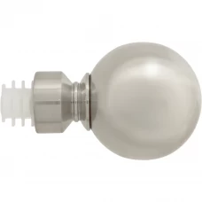 Наконечник Шар металл цвет хром 20 см