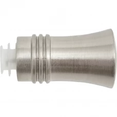 Наконечник Трапеция металл цвет хром 20 см 2 шт.