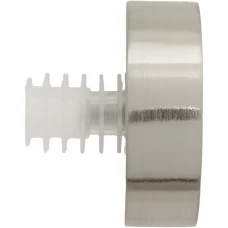 Наконечник Шайба металл цвет хром 20 см 2 шт.