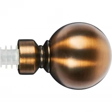 Наконечник Шар металл цвет античная медь 20 см