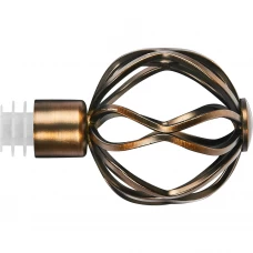 Наконечник Фонарик металл цвет античная медь 20 см 2 шт.