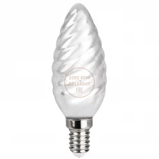 Лампа накаливания Belsvet свеча витая E14 60 Вт свет тёплый белый Лампа накаливания Belsvet свеча витая E14 60 Вт свет тёплый белый