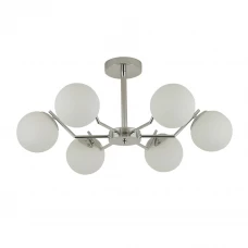 Люстра потолочная «Golfo» 5050-6 6 ламп 18 м² цвет серый Люстра потолочная «Golfo» 5050-6 6 ламп 18 м² цвет серый