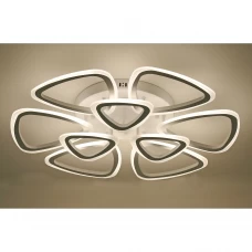 Люстра потолочная светодиодная «Amico» 2580-6/3 с пультом управления 25 м² регулируемый белый свет цвет белый Люстра потолочная светодиодная «Amico» 2580-6/3 с пультом управления 25 м² регулируемый белый свет цвет белый