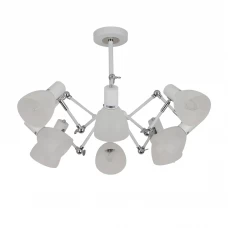 Люстра потолочная «Interna» 5040-8 8 ламп 25 м² цвет белый Люстра потолочная «Interna» 5040-8 8 ламп 25 м² цвет белый