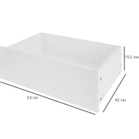 Ящик для шкафа Лион 54x41.7x19.2 см ЛДСП цвет белый