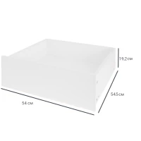 Ящик для шкафа Лион 54x54.5x19.2 см ЛДСП цвет белый