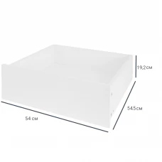 Ящик для шкафа Лион 54x54.5x19.2 см ЛДСП цвет белый