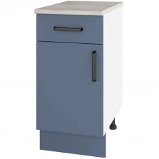 Шкаф напольный с ящиком Нокса 40x86x56 см ЛДСП цвет голубой