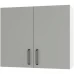Шкаф напольный Нарбус 80x85x60 см ЛДСП цвет серый