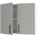 Шкаф напольный Нарбус 80x85x60 см ЛДСП цвет серый