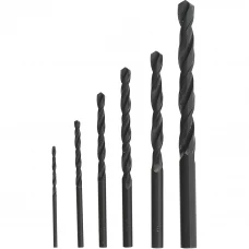 Набор сверл спиральных по стали 113-04236, 6 шт. Набор сверл спиральных по стали 113-04236, 6 шт.