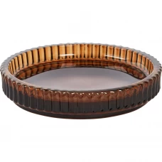 Мыльница Vidage Кардамон стекло цвет коричневый Мыльница Vidage Кардамон стекло цвет коричневый