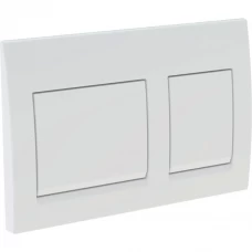 Панель смыва Geberit Alpha 35 пластиковая цвет белый