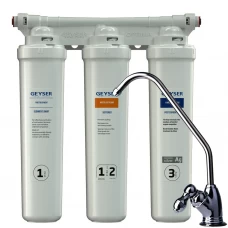 Фильтр под мойку Гейзер Оптима для любого типа воды 3 ступени