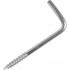 Крюк-шуруп Г-образный 3.5x35 мм, сталь оцинкованная 5 шт. Крюк-шуруп Г-образный 3.5x35 мм, сталь оцинкованная 5 шт.