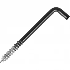 Крюк-шуруп Г-образный 8x100 мм, сталь 2 шт. Крюк-шуруп Г-образный 8x100 мм, сталь 2 шт.