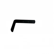 Кронштейн мебельный 4x20x60x100 мм цвет черный Кронштейн мебельный 4x20x60x100 мм цвет черный