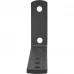 Кронштейн мебельный 4x20x60x140 мм цвет черный