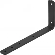 Кронштейн мебельный 4x20x80x180 мм цвет черный
