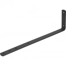 Кронштейн мебельный 4x20x80x280 мм цвет черный