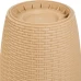 Кашпо для цветов Ingreen Rattan ø32.8 см v20 л пластик бежевый