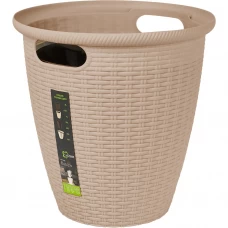 Кашпо для цветов Ingreen Rattan ø26.6 см v10 л пластик бежевый